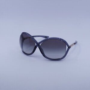 Tom Ford Whitney FT0009 0B5 Sunglasses Grey Butterfly Frame, Smoke Lenses